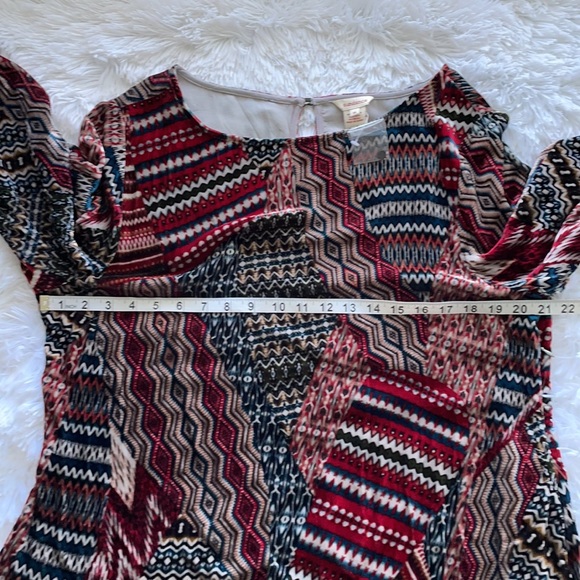 SUNDANCE Velvety Patchwork Print Maxi Silk Blend Dress Size 16 - Picture 9 of 15